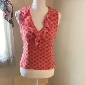 Ann Taylor Floral Silk Blouse